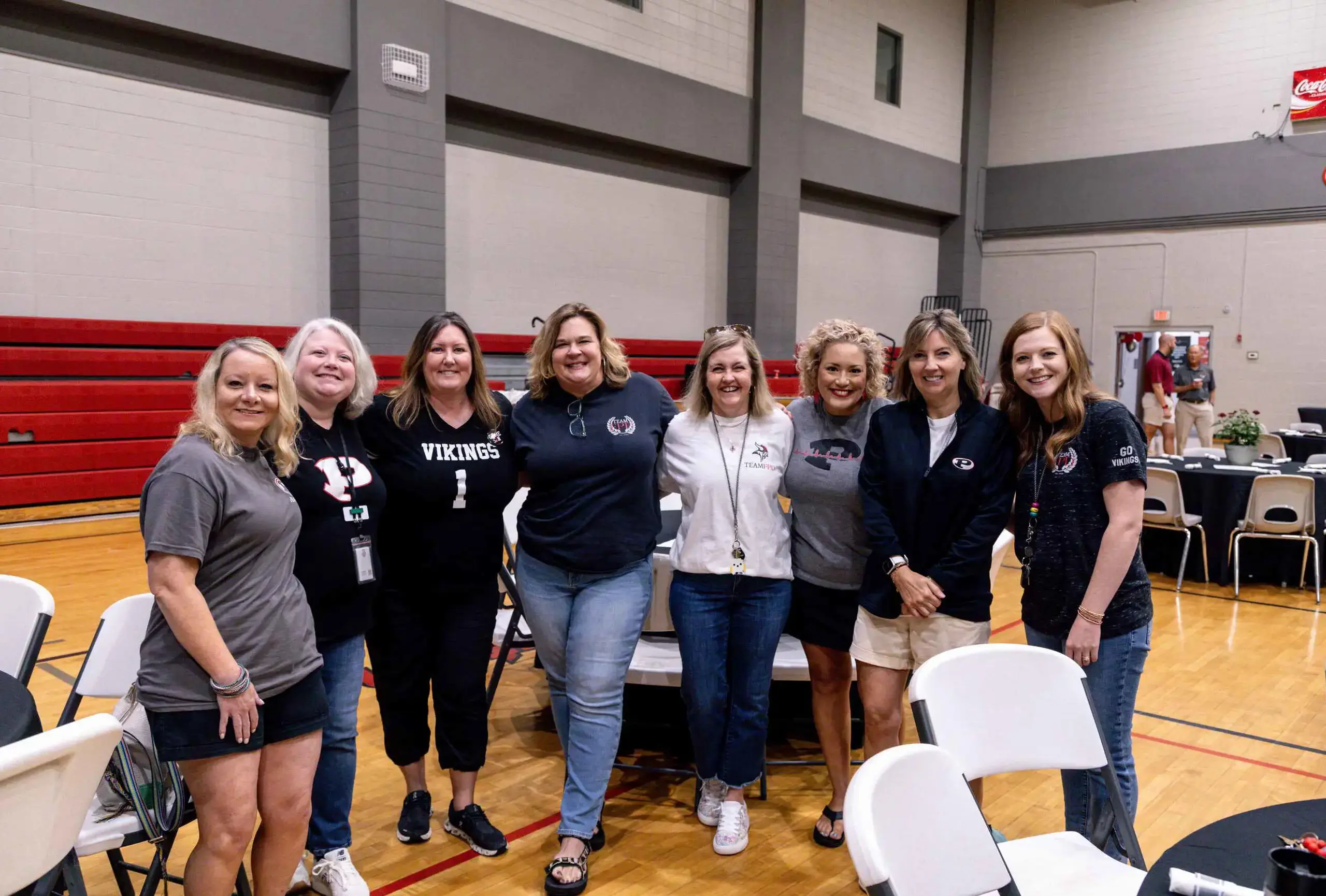Group photo of middle school teachers