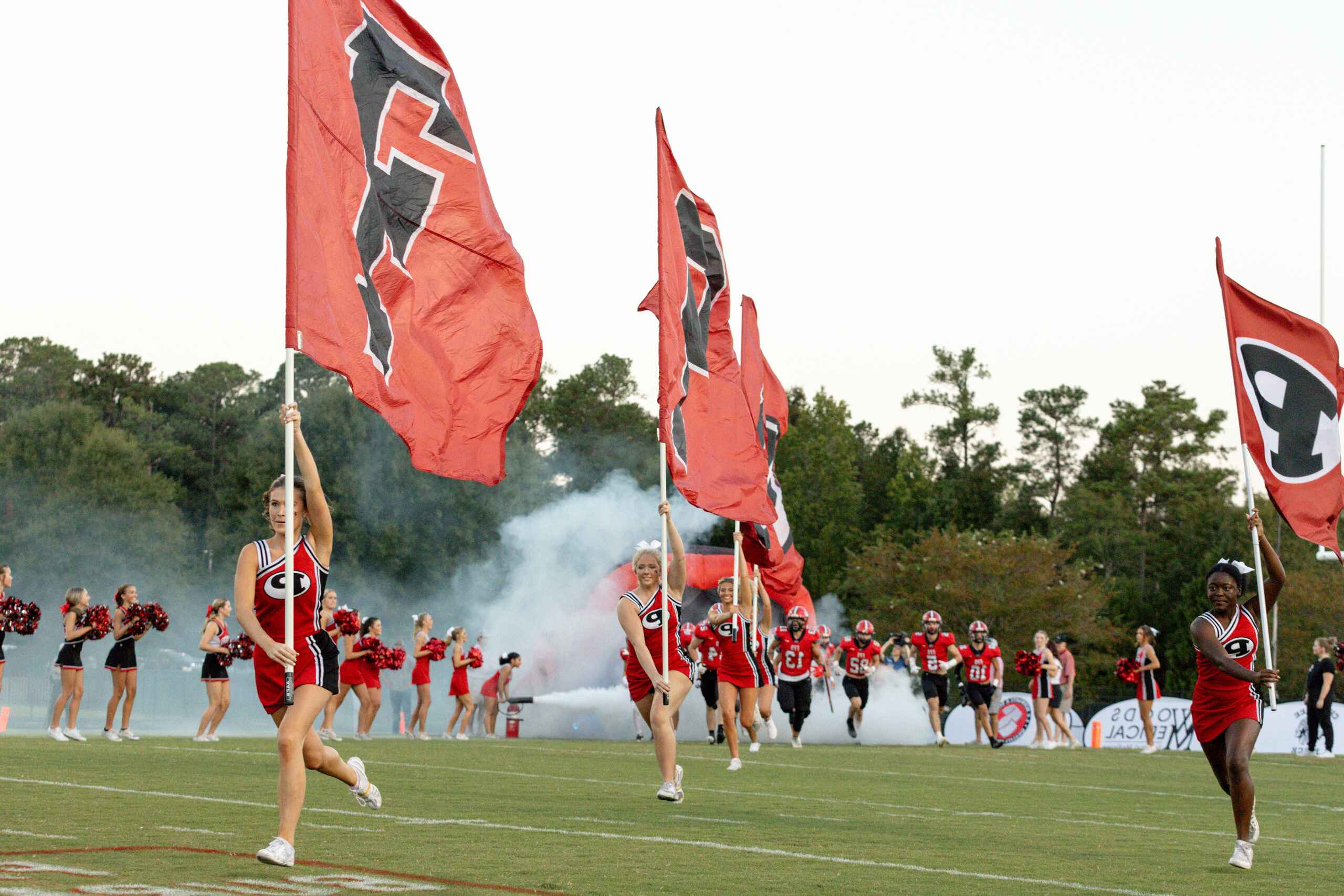 Cheer Running Flags