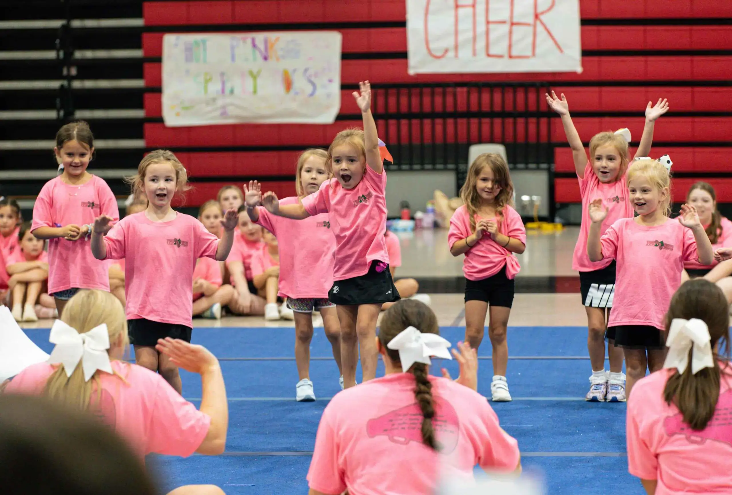 Center for Discover cheer camp.