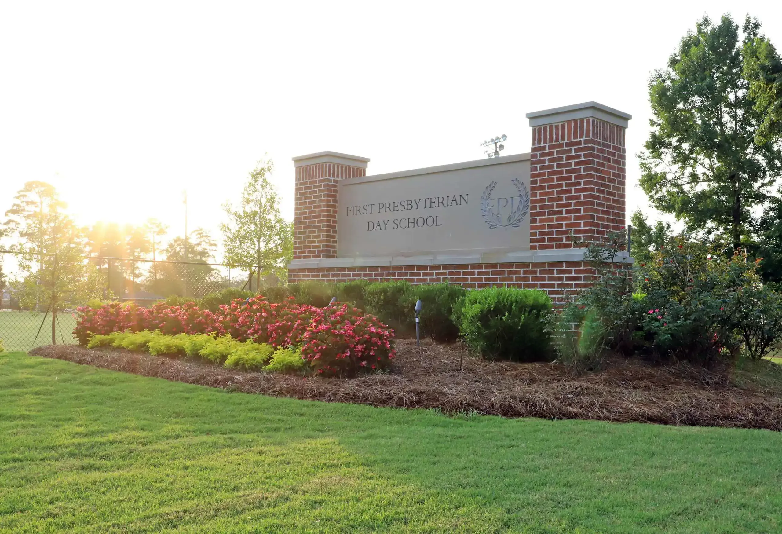 FPD Entrance at sunset.